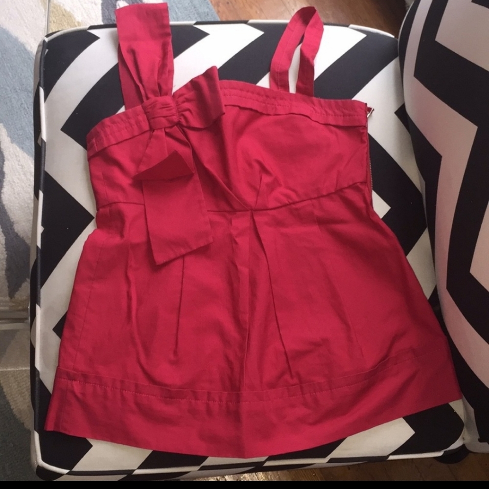 Red cute dressy tank